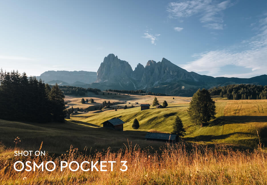 Aufgenommen mit DJI Osmo Pocket 3 - Berglandschaft