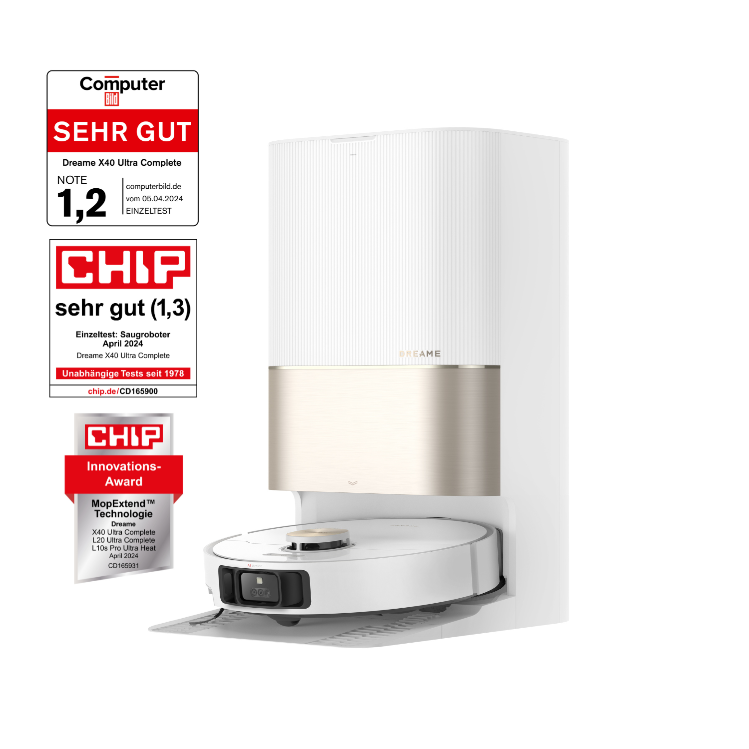 Dreame X40 Ultra Complete Testsieger