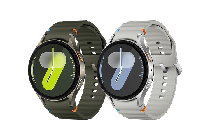Samsung Galaxy Watch 7 Duo-Ansicht 44mm und 40mm