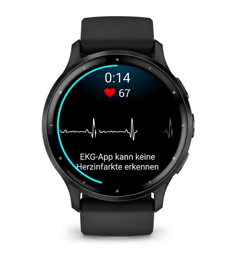 Garmin Venu 3 EKG-App Herzfrequenzmessung