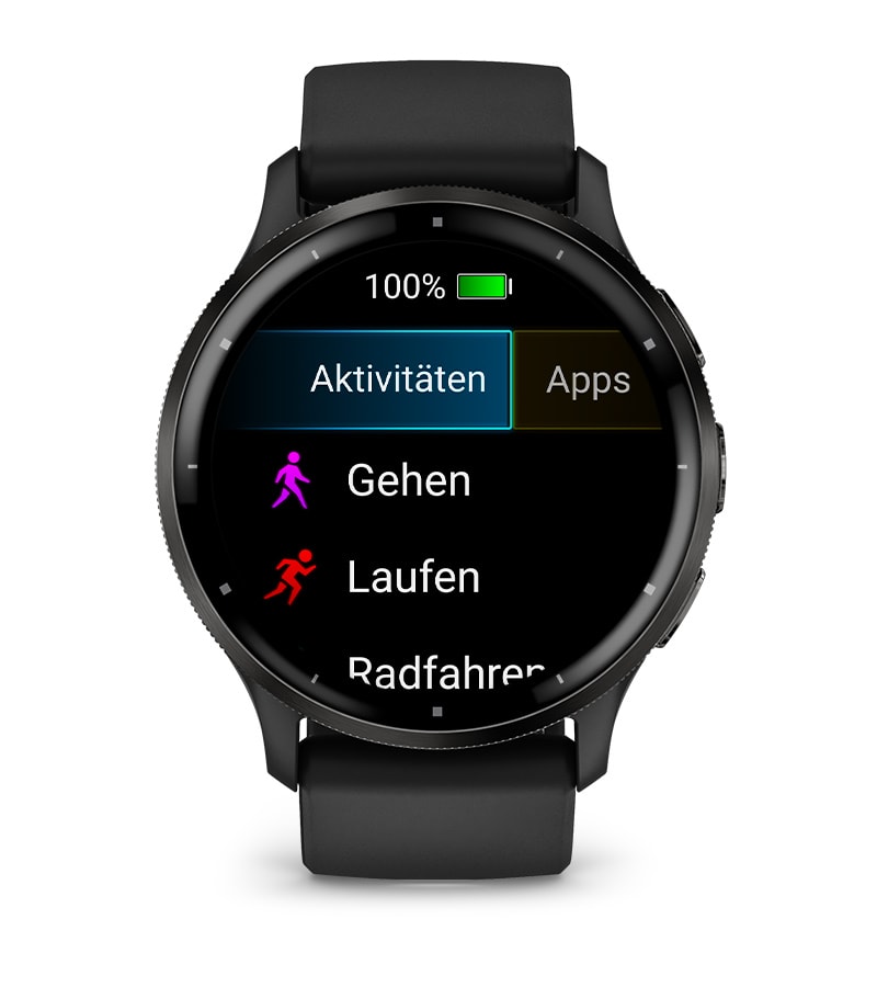 Garmin Venu 3 Sport-Apps und Aktivitäten