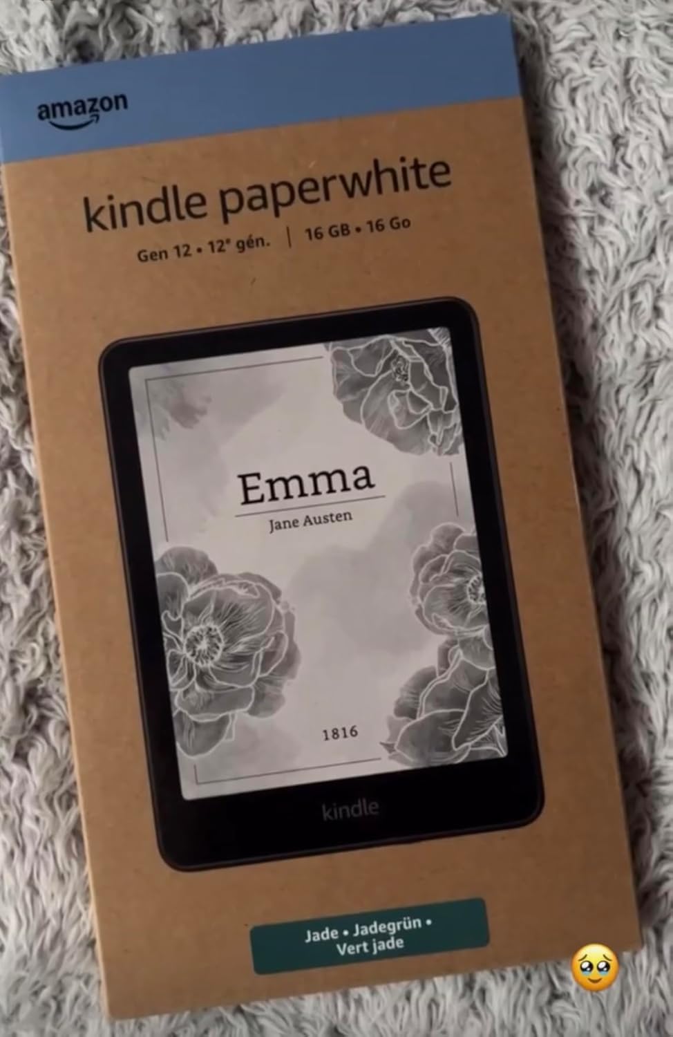 Kindle Paperwhite 2024 Verpackung in Jade