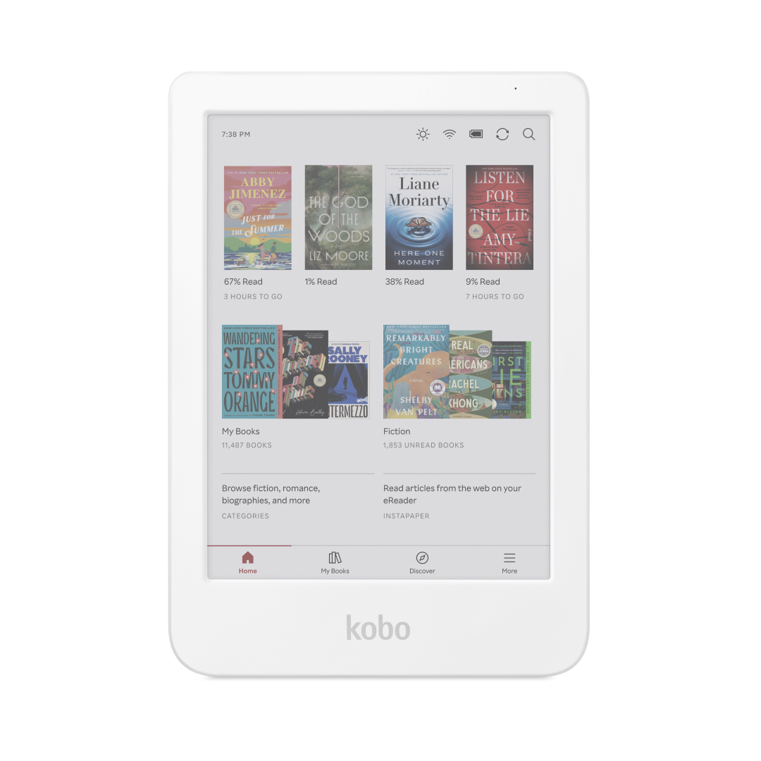 Kobo Clara 2E Display-Ansicht