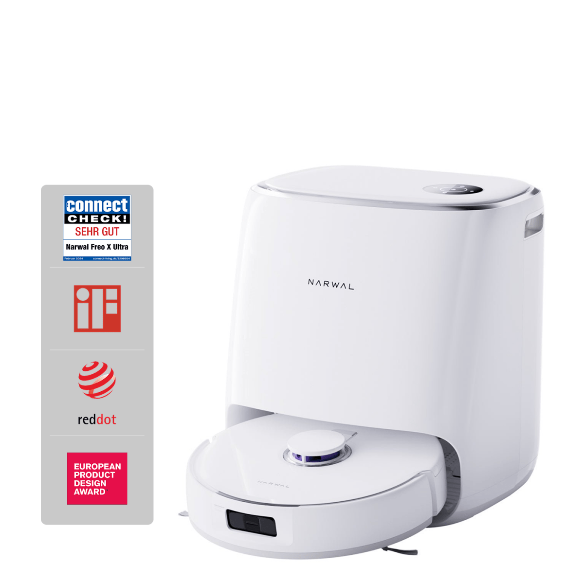 Narwal Freo X Ultra Basisstation mit Design Awards