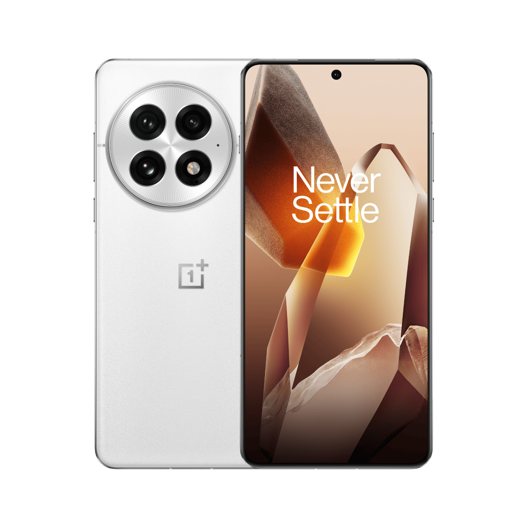OnePlus 13 Arctic Dawn Vorder- und Rückseite