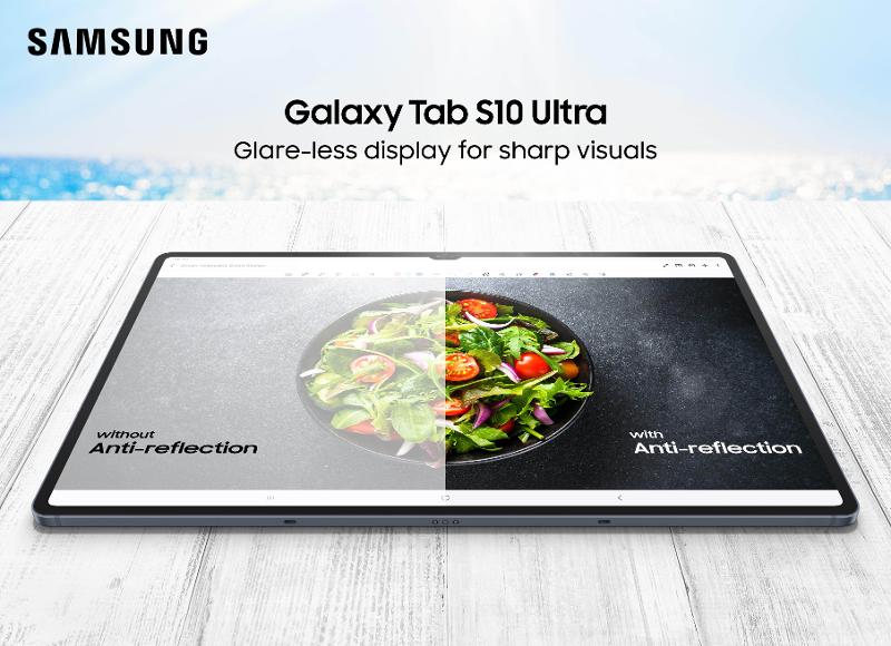 Samsung Galaxy Tab S10 Ultra Anti-Reflection Display