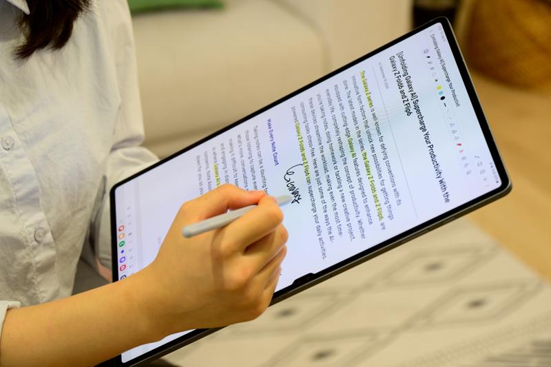 Samsung Galaxy Tab S10 Ultra S Pen Nutzung