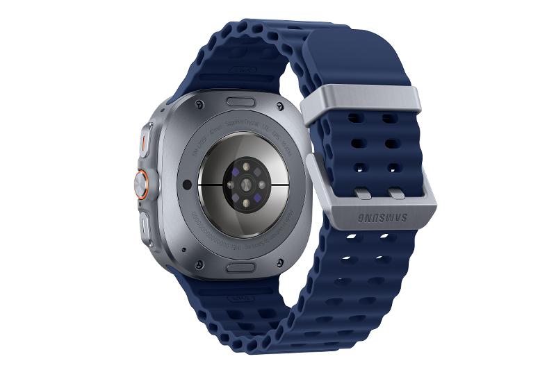 Samsung Galaxy Watch Ultra Rückseite mit BioActive Sensor