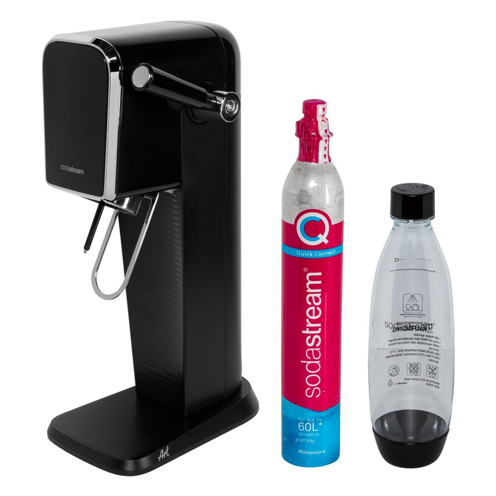 SodaStream Art Wassersprudler schwarz mit Zubehör