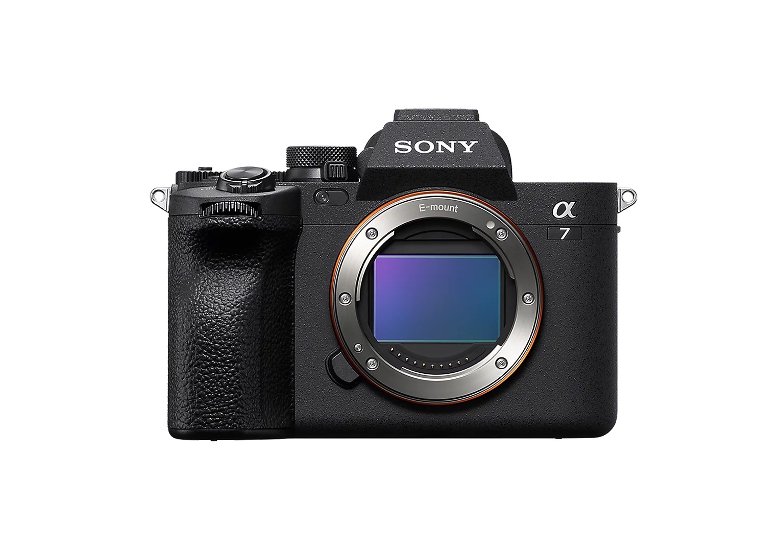 Sony Alpha 7 IV Body frontal mit Sensor