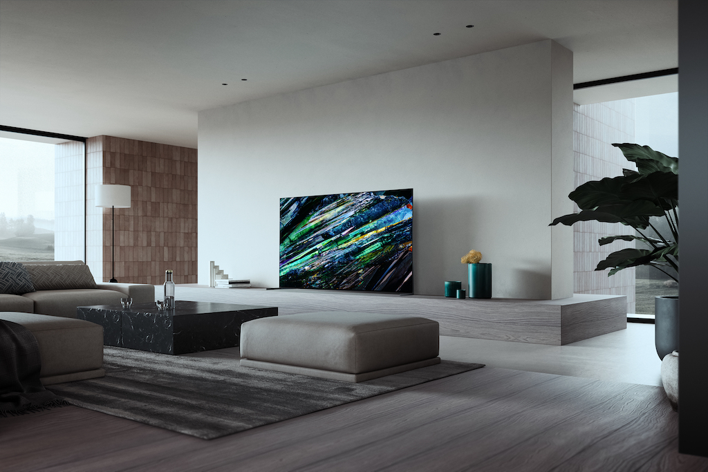 Sony Bravia XR A95L im Wohnzimmer