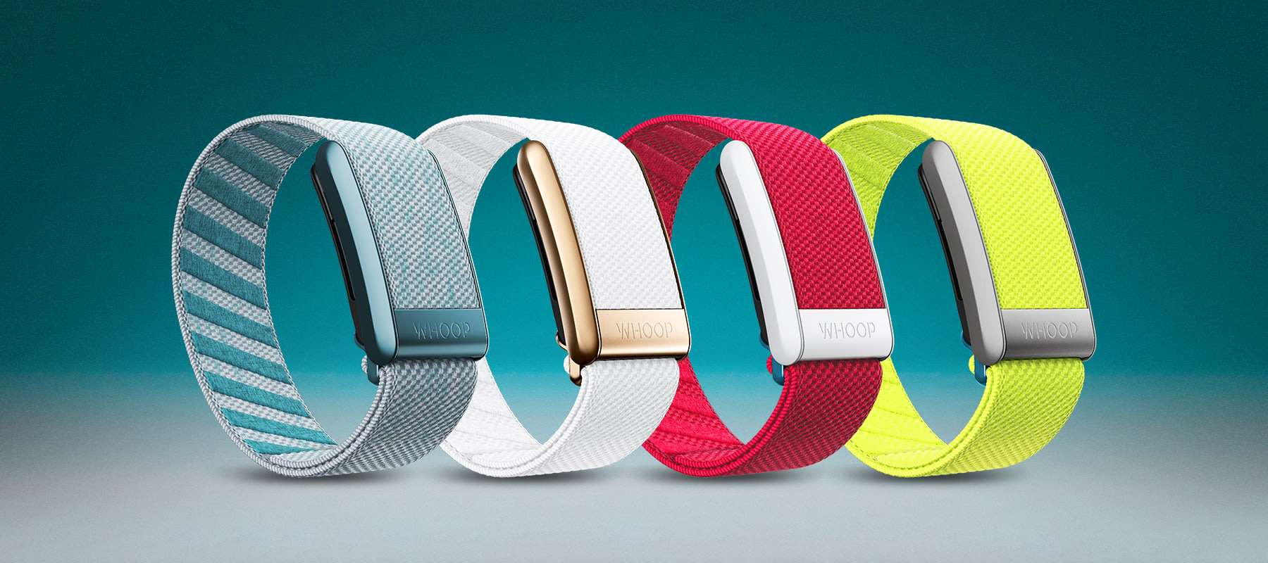 WHOOP 4.0 Fitness Tracker in verschiedenen Farben