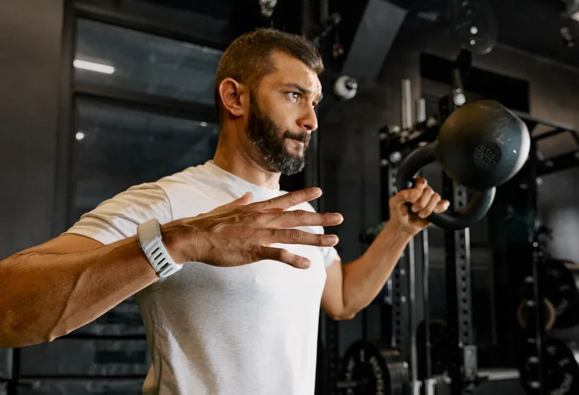 WHOOP 4.0 beim Kettlebell-Training
