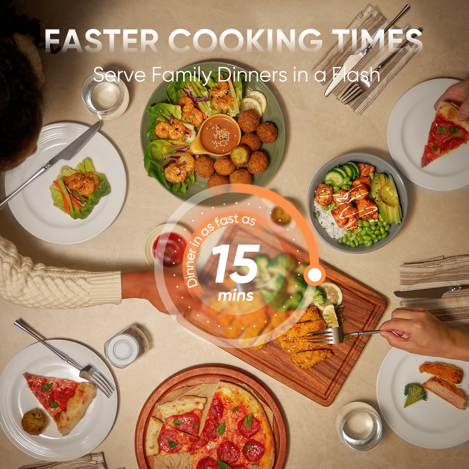 COSORI TurboBlaze Pro Abendessen Ergebnis