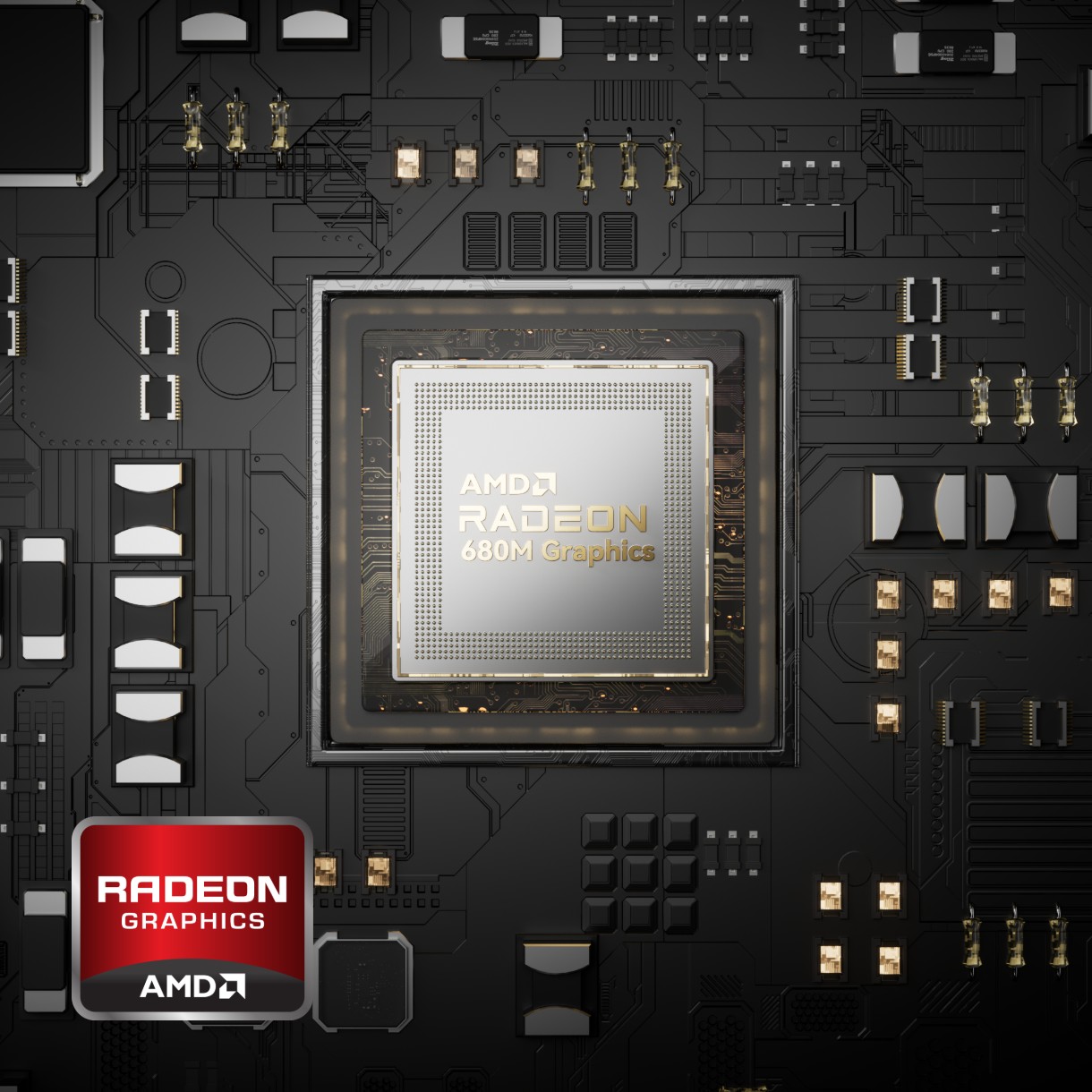 AMD Radeon 680M Graphics Chip