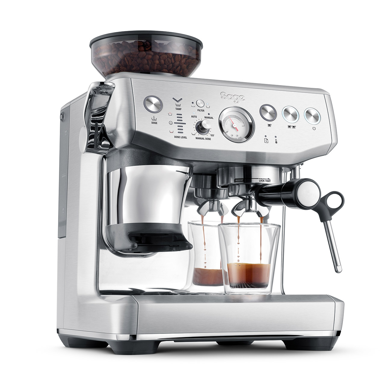 Sage Barista Express Impress Mahlwerk Detail