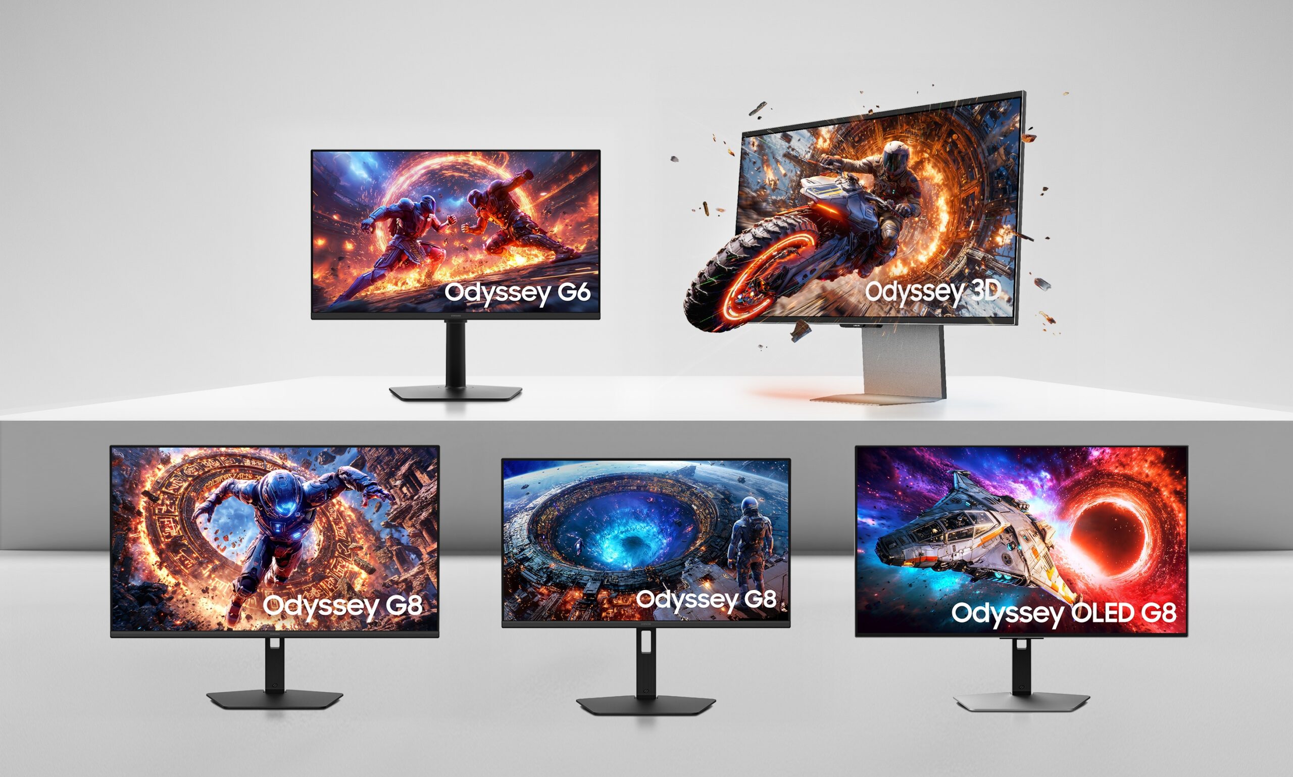 Samsung Odyssey 2026 Gaming-Monitor-Lineup